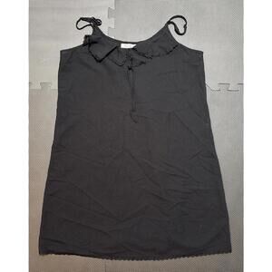 NWT Nine & Company V Neck Night Gown with Lace Trim adjustable straps OSFA